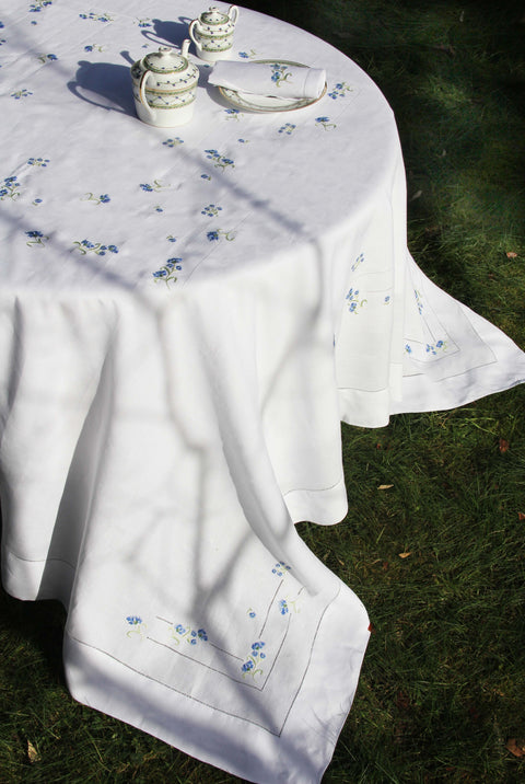 Bleuet - Tablecloth and Napkins
