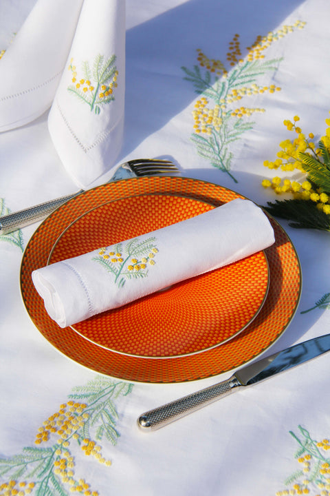 Mimosa - Tablecloth and Napkins