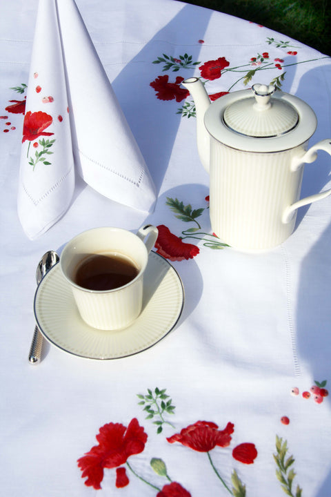 Coquelicot - Tablecloth and napkins