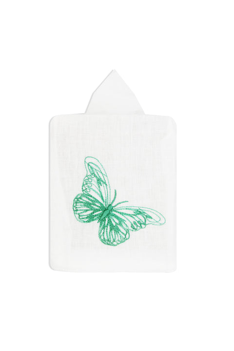 Vol de papillon - Square tissue box cover