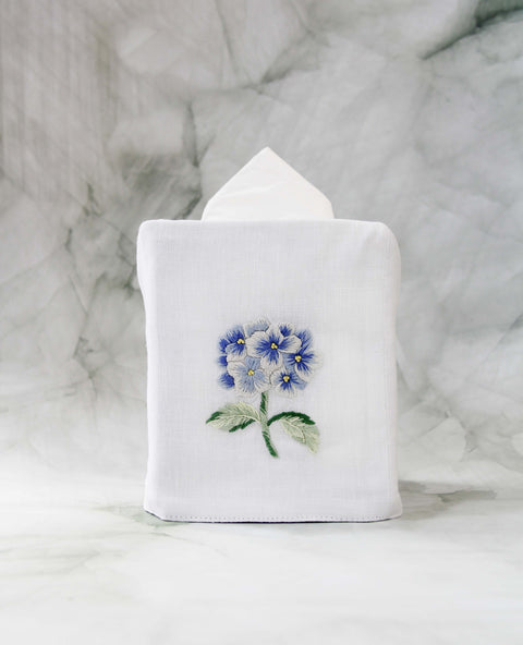 Hortensia - Square tissue box cover